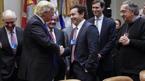 Trump otomotiv liderleriyle görüştü, hisseleri uçtu