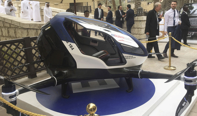 Uçan taksilerin ilk durağı Dubai olacak