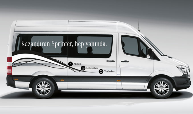 Mercedes-Benz’in kazandıran aracı Sprinter, Türkiye turunda