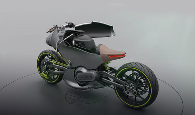 Sıra dışı bir elektrikli motosiklet 