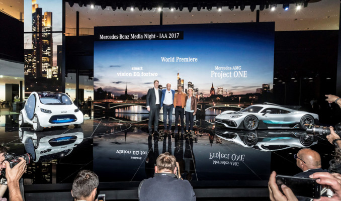 Mercedes hibrit otomobili ile Frankfurt Fuarı’nda