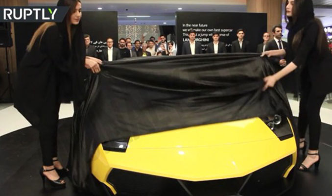 İranlı mühendislerin ürettiği yerli otomobil dünyada gündem oldu