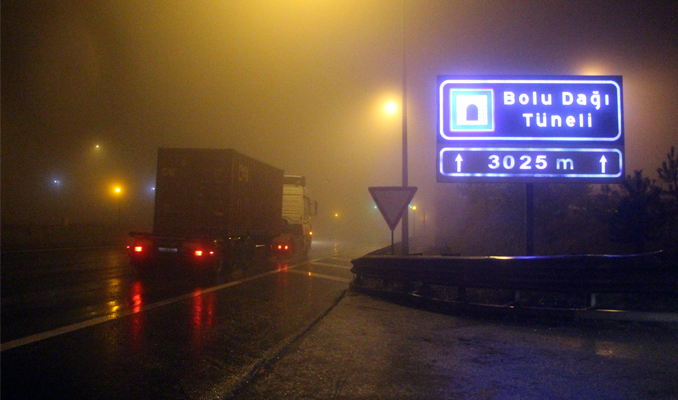 Bolu Dağı Tüneli'nin Ankara istikameti ulaşıma açıldı