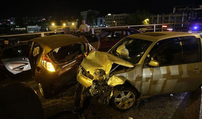 Ankara’da zincirleme kaza: 7 yaralı
