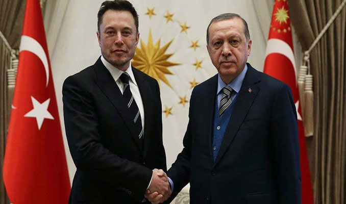 Erdoğan ve Elon Musk'ın buluşması
