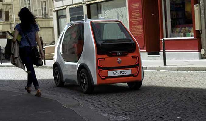 Renault'dan hızlı ulaşım ve kurye konseptli araç: EZ-POD