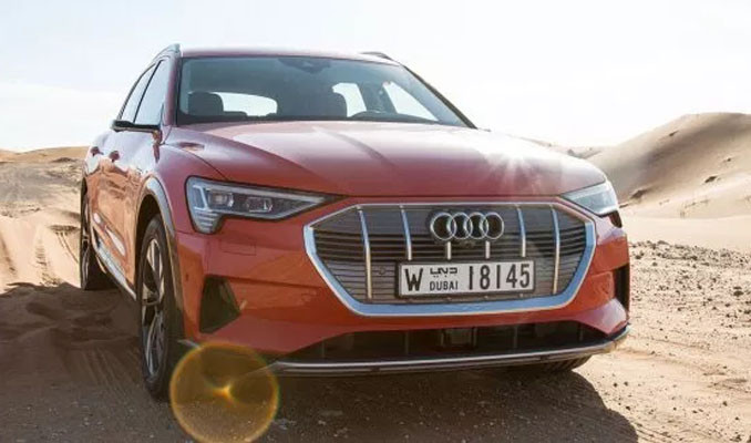Tesla’dan daha iyi: Audi E-Tron çarpışma testinde!