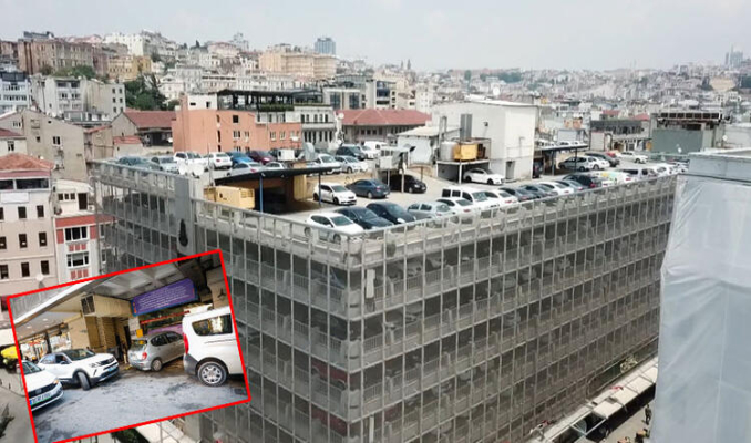 Karaköy'de yarım asırlık otopark kapatıldı, trafik çilesi tekrar başladı