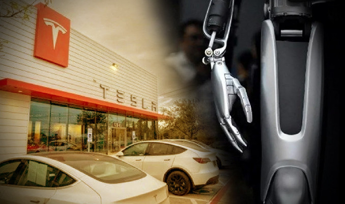 Tesla fabrikasında korkunç olay: Robot işçiye saldırdı!