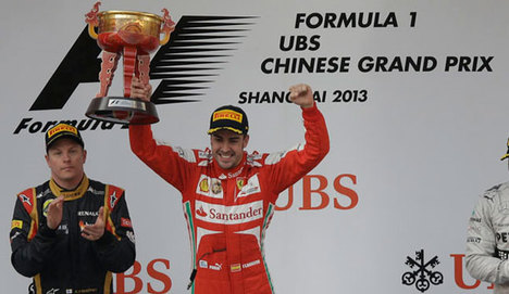 Çin'de zafer Alonso'nun!