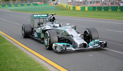 Bahreyn'de ilk cep Rosberg'in