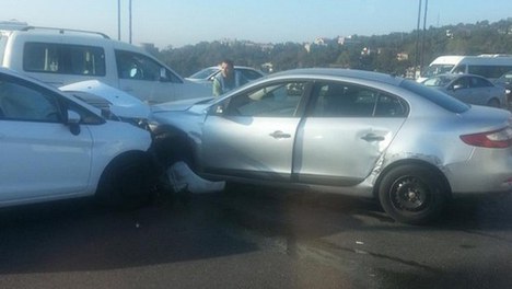 FSM'de İstanbul trafiğini felç eden kaza