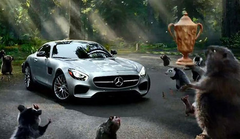 Mercedes-Benz'den kaplumbağalı reklam filmi