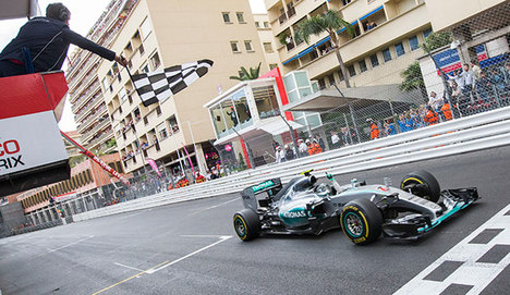 Monaco'da zafer Rosberg'in
