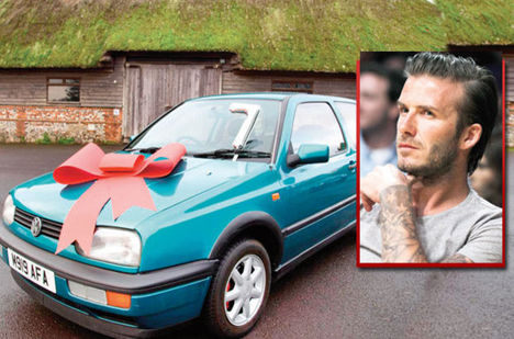 Beckham yardım için arabasını sattı!