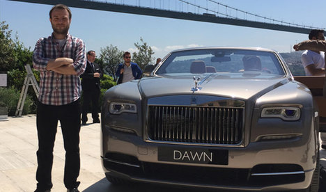 Rolls Royce Dawn İstanbul'da şov yaptı